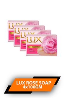Lux Rose Soap 4x100gm